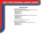 2025 Topps Update Series Baseball Jumbo Box (PRE-ORDER)