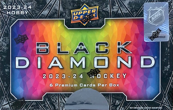 2023-24 Upper Deck Black Diamond Hockey Hobby Box (Call 708-371-2250 For Pricing & Availability)