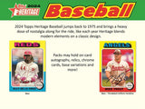 2024 Topps Heritage Baseball Mini Edition Hobby Box