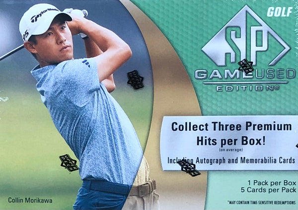 2024 Upper Deck SP Game Used Golf Hobby Box (Call 708-371-2250 For Pricing & Availability)