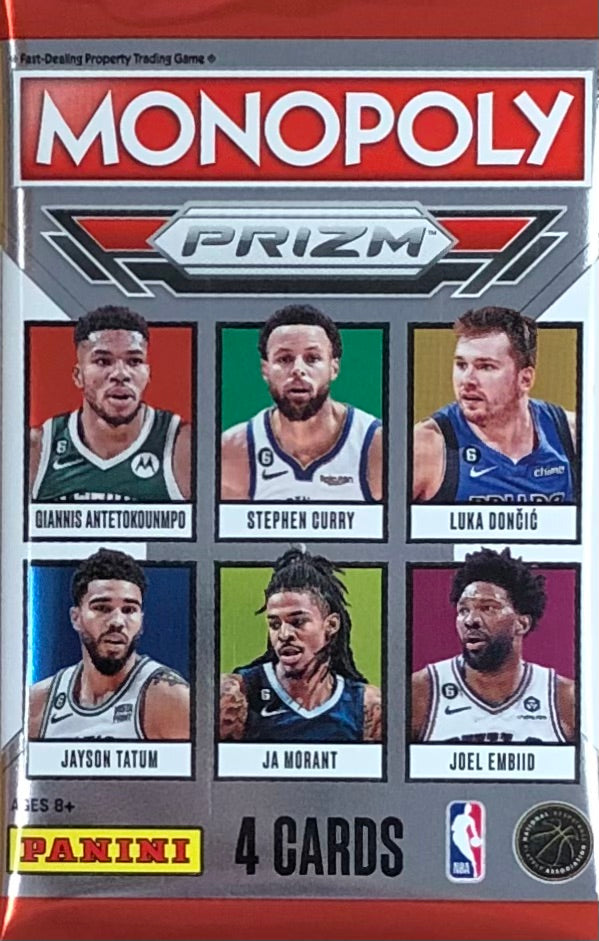 nba prizm monopoly booster box 2022-23 Panini Prizm Basketball Monopoly Pack – Baseball Dreams & Memories