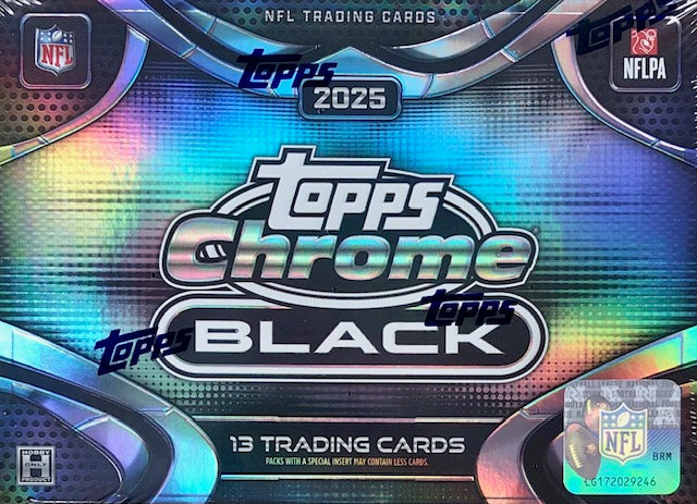 2025 Topps Chrome Black Football Hobby Box – Baseball Dreams