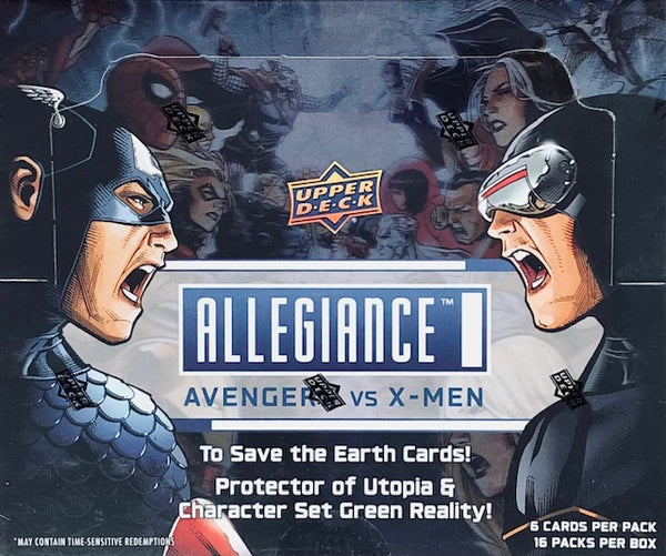 2023 Upper Deck Marvel Allegiance: Avengers vs. X-Men Hobby Box