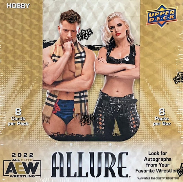 2022 Upper Deck AEW Allure Wrestling Hobby Box (Call 708-371-2250 For Pricing & Availability)