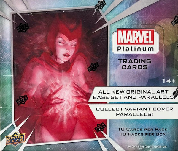Upper Deck Marvel Platinum Hobby Box (Call 708-371-2250 For Pricing & Availability)