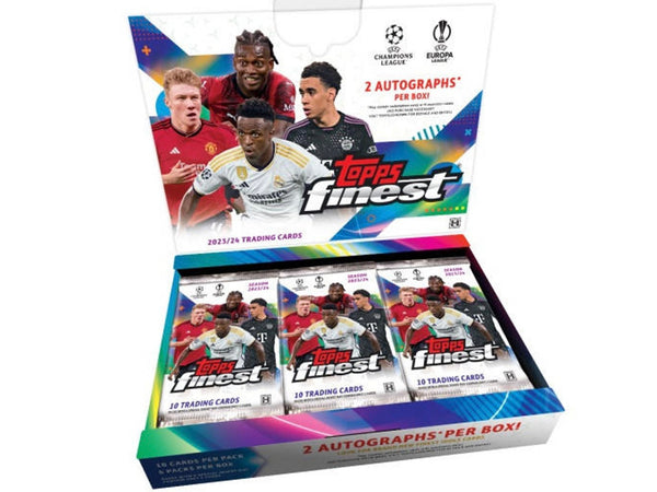 2023-24 Topps Finest UEFA Club Competitions Soccer Hobby Box (PRE-ORDER)