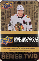 2021-22 Upper Deck Series 2 Hockey Retail Tin (Call 708-371-2250 For Pricing & Availability)