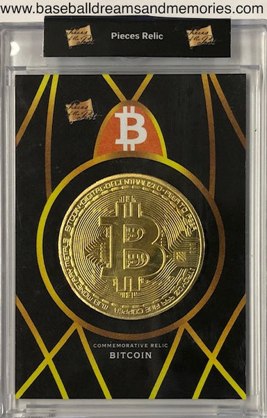 2022 Pieces of the Past Bitcoin Commemorative Jumbo Relic Card