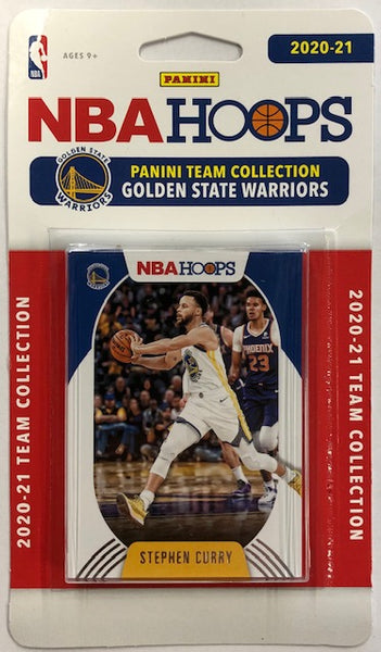 2020-21 Panini NBA Hoops Golden State Warriors Basketball Team Collection 9 Card Set
