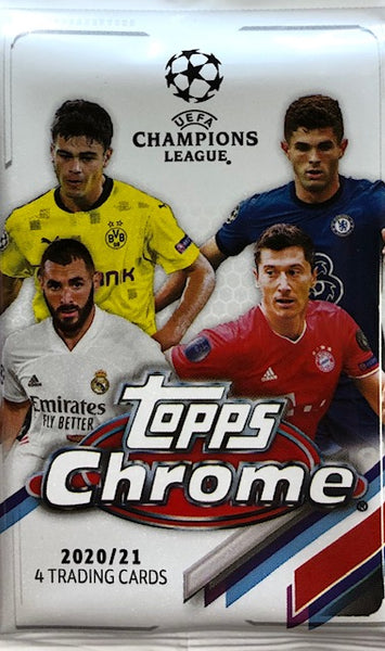 2020-21 Topps Chrome UEFA Champions League Retail Pack