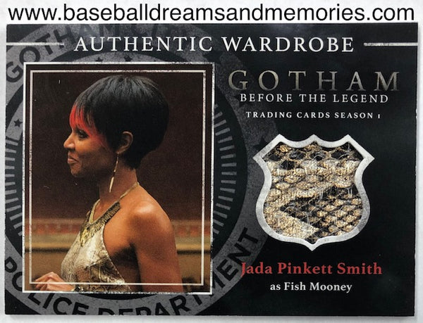 Cryptozoic Gotham Before The Legend Series 1 Jada Pinkett Smith as Fish Mooney Authentic Wardrobe Card