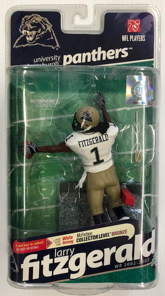 Larry Fitzgerald University of Pittsburgh Chase Variant Mcfarlane Figure Serial Numbered 780/3000