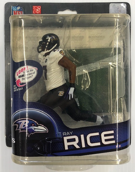 Ray Rice Baltimore Ravens Chase Variant Mcfarlane Figure Serial Numbered 1313/2000