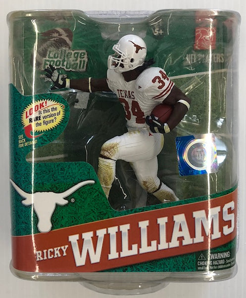 Ricky Williams Texas Longhorns Variant Chase Mcfarlane Figure Serial Numbered 1789/2000