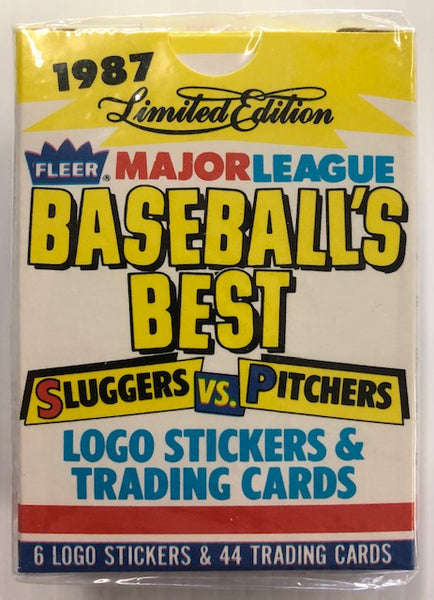 1987 Fleer Baseball Limited Edition Baseball's Best Sluggers vs. Pitchers Pack