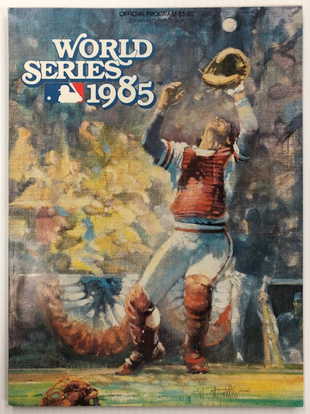 1985 World Series Official Baseball Program
