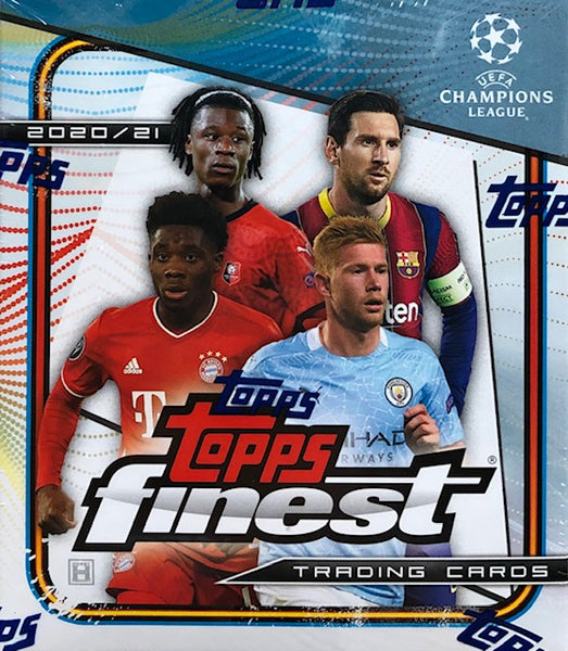 2020-21 Topps Finest UEFA Champions League Soccer Hobby Box (1 Mini Box)