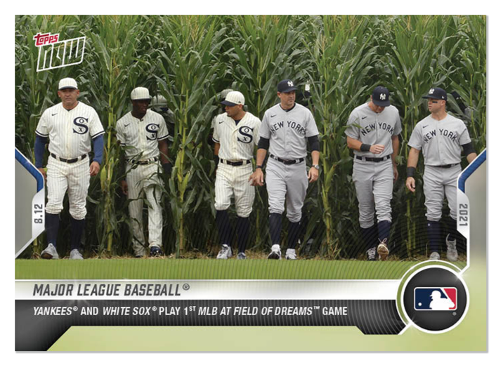 2021 Topps Now Field of Dreams Card YANKEES & WHITE SOX PLAY 1ST MLB A –  Baseball Dreams & Memories