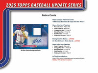 2025 Topps Update Series Baseball Hobby Box (PRE-ORDER)