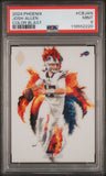 2024 Panini Phoenix Josh Allen Color Blast Card Graded PSA MINT 9