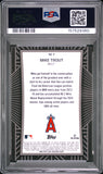 2025 Topps Chrome Mike Trout Shadow Etch Card Graded PSA GEM MT 10