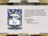 2025 Topps Tier One Baseball Hobby Box (PRE-ORDER)