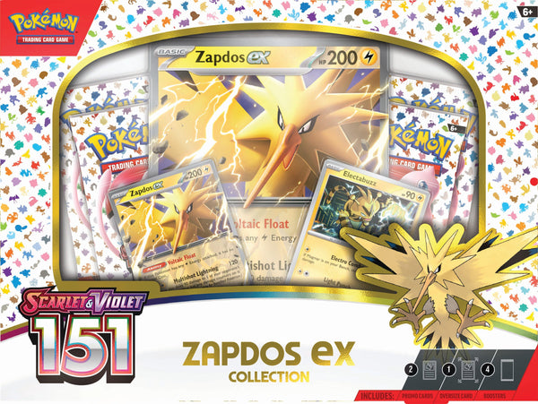 Pokémon TCG: Scarlet & Violet 151 Collection Zapdos EX Box