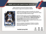 2022-23 Topps UEFA Club Competitions Soccer Hobby Box