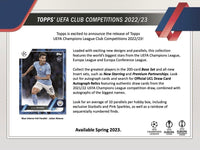 2022-23 Topps UEFA Club Competitions Soccer Hobby Pack