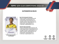 2022-23 Topps UEFA Club Competitions Soccer Hobby Box