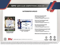 2022-23 Topps UEFA Club Competitions Soccer Hobby Box