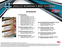 2023 Bowman Best University Football Hobby Box (2 Mini Boxes)