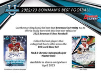 2023 Bowman Best University Football Hobby Pack