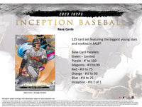 2023 Topps Inception Baseball Hobby Box