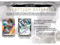 2023 Topps Inception Baseball Hobby Box (PRE-ORDER)