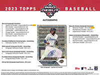 2023 Topps Pro Debut Baseball Hobby Box (PRE-ORDER)