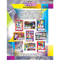 2022 Leaf Vivid Baseball Hobby Box