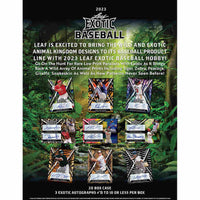 2023 Leaf Exotic Baseball Hobby Box