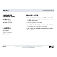 2023 Panini Prizm UFC Under Card Hobby Box