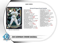 2025 Bowman Chrome Baseball Hobby Box (PRE-ORDER)