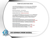 2025 Bowman Chrome Baseball Hobby Box (PRE-ORDER)