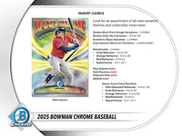 2025 Bowman Chrome Baseball Hobby Box (PRE-ORDER)
