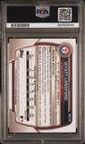 2023 Bowman Draft Wyatt Langford Chrome Refractor Card Graded PSA GEM MT 10