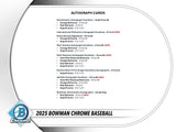 2025 Bowman Chrome Baseball Breakers Delight 6 Box Case (PRE-ORDER)