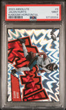 2023 Panini Absolute Jalen Hurts Kaboom! Horizontal Card Graded PSA MINT 9