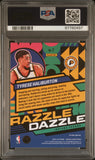 2023-24 Panini Mosaic Tyrese Haliburton Razzle Dazzle Card Graded PSA GEM MT 10