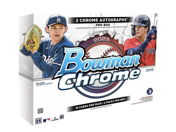 2025 Bowman Chrome Baseball Hobby Box (PRE-ORDER)