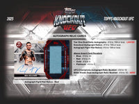 2025 Topps UFC Knockout Hobby Box (PRE-ORDER)