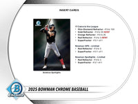 2025 Bowman Chrome Baseball Hobby Box (PRE-ORDER)