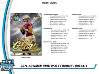 2024 Bowman Chrome University Football Hobby Box